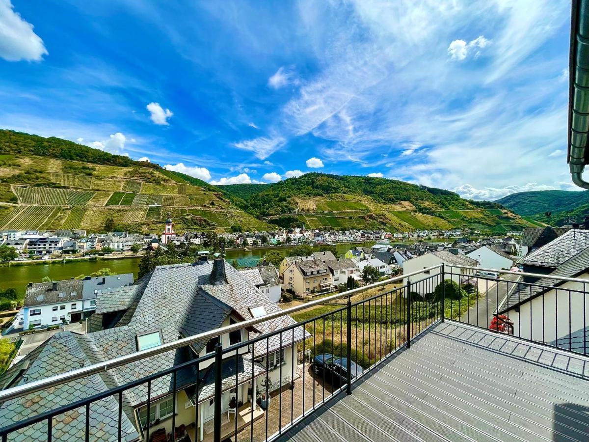 Sky Apartment, Blick Zur Mosel, Grosser Balkon, Kaffeemaschine, Smart Tv Zell an der Mosel Exteriör bild